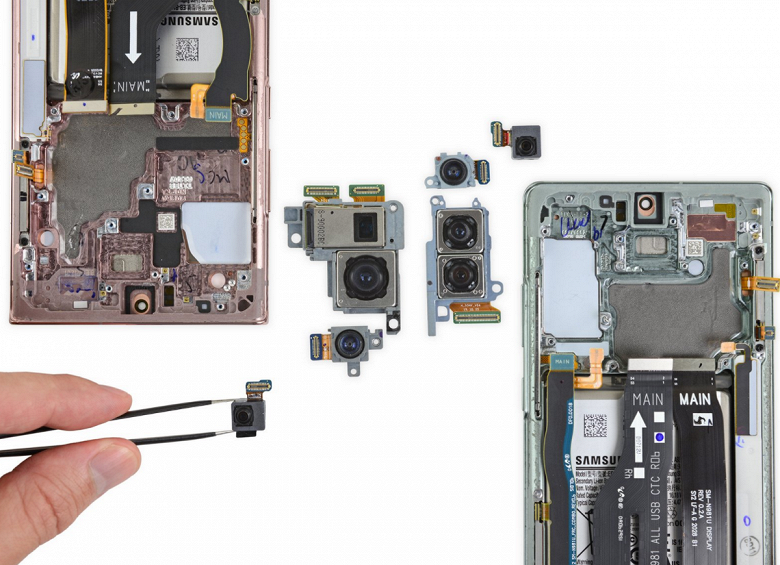 Внутри Samsung Galaxy&nbsp;Note20 и Note20&nbsp;Ultra оказалось кое-что любопытное. За охлаждение отвечает необычный материал